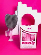 Load image into Gallery viewer, Tangle Angel Pop-Up Cherry Blossom – Compact Detangling Hairbrush with Pull-Out Handle | Anti-Static, Heat-Resistant, Compact Brush