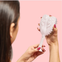 Load image into Gallery viewer, Tangle Angel Pop-Up Cherry Blossom – Compact Detangling Hairbrush with Pull-Out Handle | Anti-Static, Heat-Resistant, Compact Brush