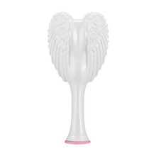 Load image into Gallery viewer, Tangle Angel Cherub 2.0 – Detangling Hairbrush for Kids in Gloss White / Pink Bristles | Anti-Static, Heat-Resistant, Compact Brush