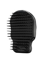 Load image into Gallery viewer, Tangle Angel Rebel in Black Chrome – Detangling Hair Brush for All Hair Types | Anti-Static, Heat-Resistant, Compact Brush