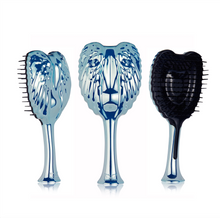 Load image into Gallery viewer, Tangle Angel Pro in Blue Chrome – Detangling Hair Brush for All Hair Types | Anti-Static, Heat-Resistant, Compact Brush
