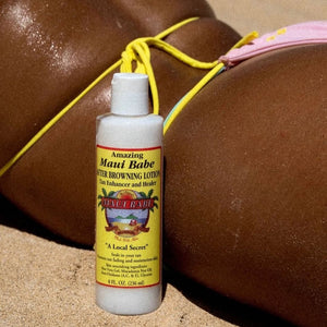 Maui Babe After Browning Lotion | All Natural After Sun Tan Extender & Hydrating Moisturizer