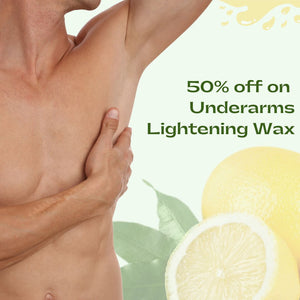 50% off on Underarms Lightening Waxing (male)