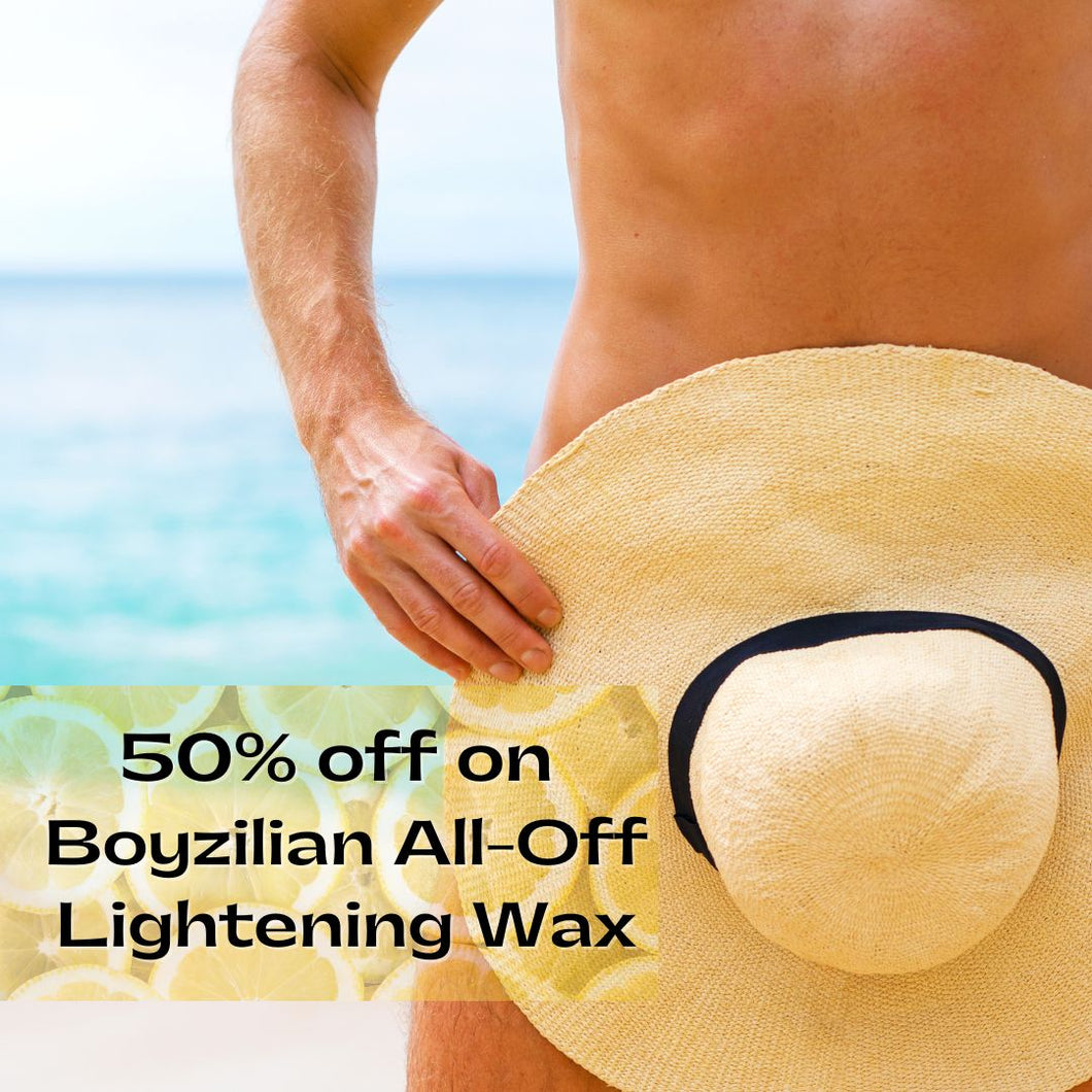 Strip 50% off on Boyzilian All-Off Lightening Wax