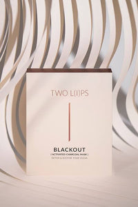 TWO LIPS BLACKOUT (Activated Charcoal Vulva Mask), intimate care