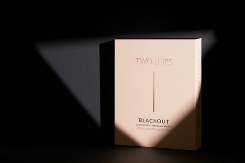TWO LIPS BLACKOUT (Activated Charcoal Vulva Mask), intimate care