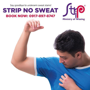 50% OFF ON 1 SESSION OF STRIP NO SWEAT UNDERARM (FOR MALE)